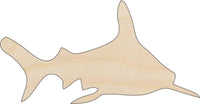 Shark Wood Craft Shape - Laser Cut Baltic Birch Unfinished DIY Wood Art Supplies SEA116 - The Wood Shape Store
