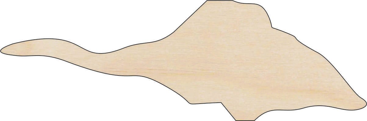Shell Wood Craft Shape - Laser Cut Baltic Birch Unfinished DIY Wood Art Supplies SEA139 - The Wood Shape Store