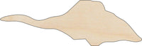 Shell Wood Craft Shape - Laser Cut Baltic Birch Unfinished DIY Wood Art Supplies SEA139 - The Wood Shape Store