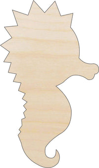 Seahorse Wood Craft Shape - Laser Cut Baltic Birch Unfinished DIY Wood Art Supplies SEA153 - The Wood Shape Store
