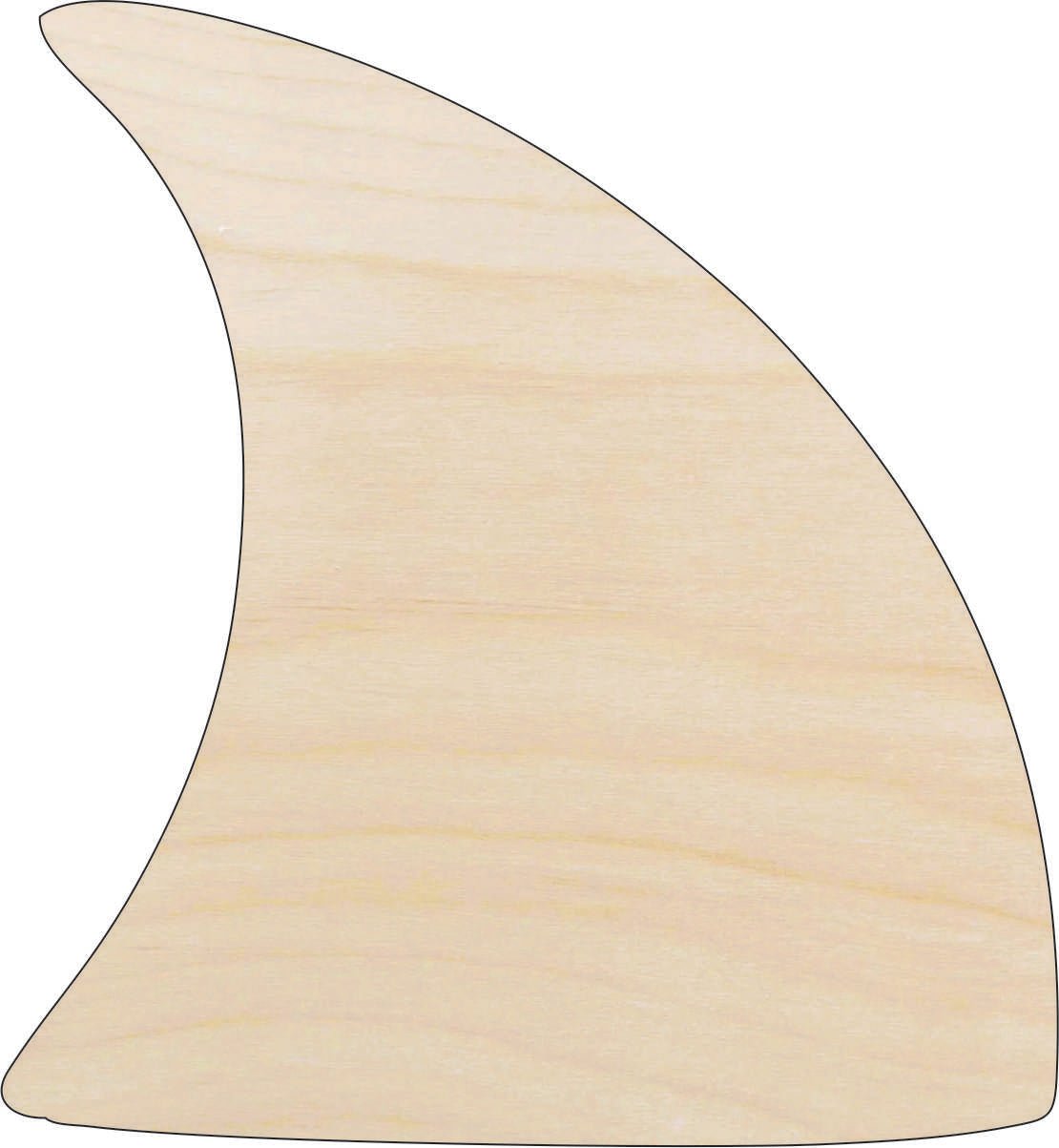 Shark Wood Craft Shape - Laser Cut Baltic Birch Unfinished DIY Wood Art Supplies SEA156 - The Wood Shape Store