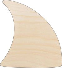 Shark Wood Craft Shape - Laser Cut Baltic Birch Unfinished DIY Wood Art Supplies SEA156 - The Wood Shape Store