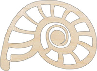 Shell Wood Craft Shape - Laser Cut Baltic Birch Unfinished DIY Wood Art Supplies SEA161 - The Wood Shape Store