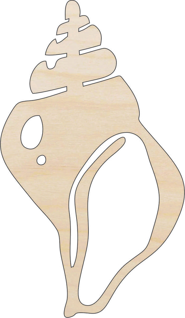 Shell - Laser Cut Out Unfinished Wood Craft Shape SEA162 – The Wood ...