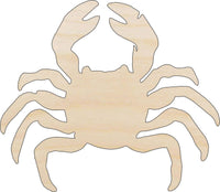 Crab Wood Craft Shape - Laser Cut Baltic Birch Unfinished DIY Wood Art Supplies SEA167 - The Wood Shape Store
