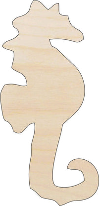 Seahorse Wood Craft Shape - Laser Cut Baltic Birch Unfinished DIY Wood Art Supplies SEA1 - The Wood Shape Store