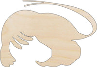 Shrimp Wood Craft Shape - Laser Cut Baltic Birch Unfinished DIY Wood Art Supplies SEA40 - The Wood Shape Store