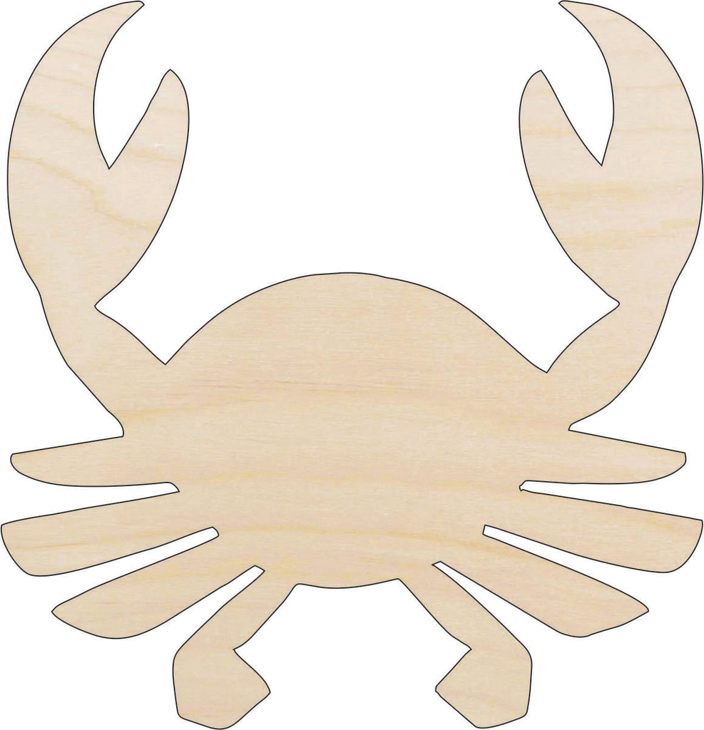 Crab - Laser Cut Out Unfinished Wood Craft Shape SEA4