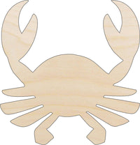 Crab Wood Craft Shape - Laser Cut Baltic Birch Unfinished DIY Wood Art Supplies SEA4 - The Wood Shape Store