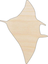 Stingray Wood Craft Shape - Laser Cut Baltic Birch Unfinished DIY Wood Art Supplies SEA68 - The Wood Shape Store