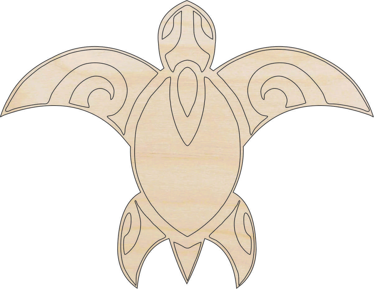 Sea Turtle - Laser Cut Out Unfinished Wood Craft Shape SEA83 Sea Turtle - Laser Cut Out Unfinished Wood Craft Shape SEA83
