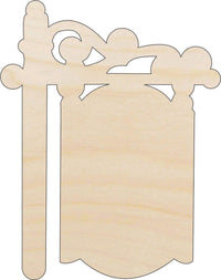 Sign Wood Craft Shape - Laser Cut Baltic Birch Unfinished DIY Wood Art Supplies SGN2 - The Wood Shape Store