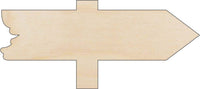 Sign Wood Craft Shape - Laser Cut Baltic Birch Unfinished DIY Wood Art Supplies SGN31 - The Wood Shape Store