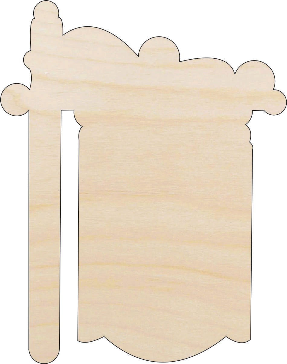 Sign Wood Craft Shape - Laser Cut Baltic Birch Unfinished DIY Wood Art Supplies SGN33 - The Wood Shape Store