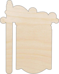 Sign Wood Craft Shape - Laser Cut Baltic Birch Unfinished DIY Wood Art Supplies SGN33 - The Wood Shape Store
