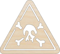 Poison Wood Craft Shape - Laser Cut Baltic Birch Unfinished DIY Wood Art Supplies SGN38 - The Wood Shape Store