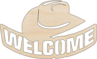 Cowboy Wood Craft Shape - Laser Cut Baltic Birch Unfinished DIY Wood Art Supplies SGN50 - The Wood Shape Store