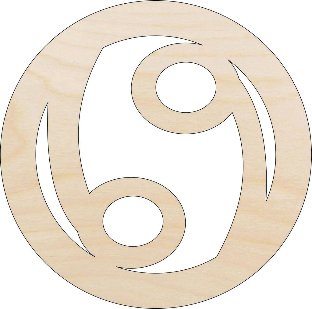 Sign Horoscope fCancer - Laser Cut Out Unfinished Wood Craft Shape SGN81