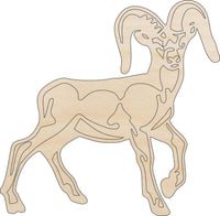 Sheep Wood Craft Shape - Laser Cut Baltic Birch Unfinished DIY Wood Art Supplies SHP13 - The Wood Shape Store