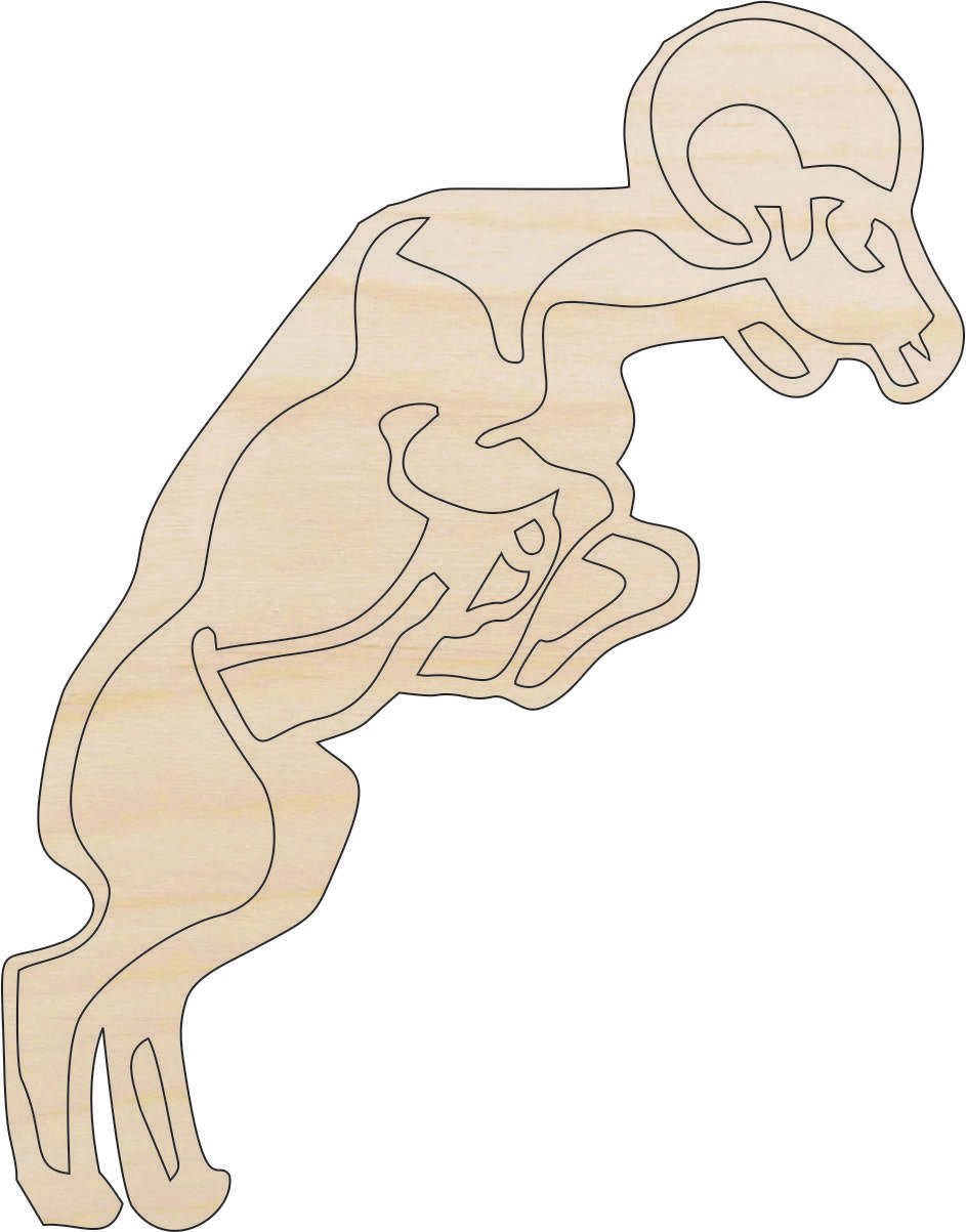 Sheep Wood Craft Shape - Laser Cut Baltic Birch Unfinished DIY Wood Art Supplies SHP14 - The Wood Shape Store