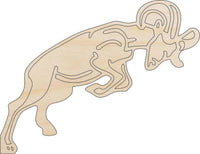 Sheep Wood Craft Shape - Laser Cut Baltic Birch Unfinished DIY Wood Art Supplies SHP15 - The Wood Shape Store