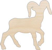 Goat Wood Craft Shape - Laser Cut Baltic Birch Unfinished DIY Wood Art Supplies SHP28 - The Wood Shape Store