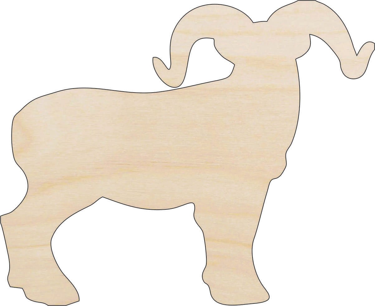 Sheep Wood Craft Shape - Laser Cut Baltic Birch Unfinished DIY Wood Art Supplies SHP31 - The Wood Shape Store