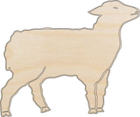 Sheep Wood Craft Shape - Laser Cut Baltic Birch Unfinished DIY Wood Art Supplies SHP33 - The Wood Shape Store