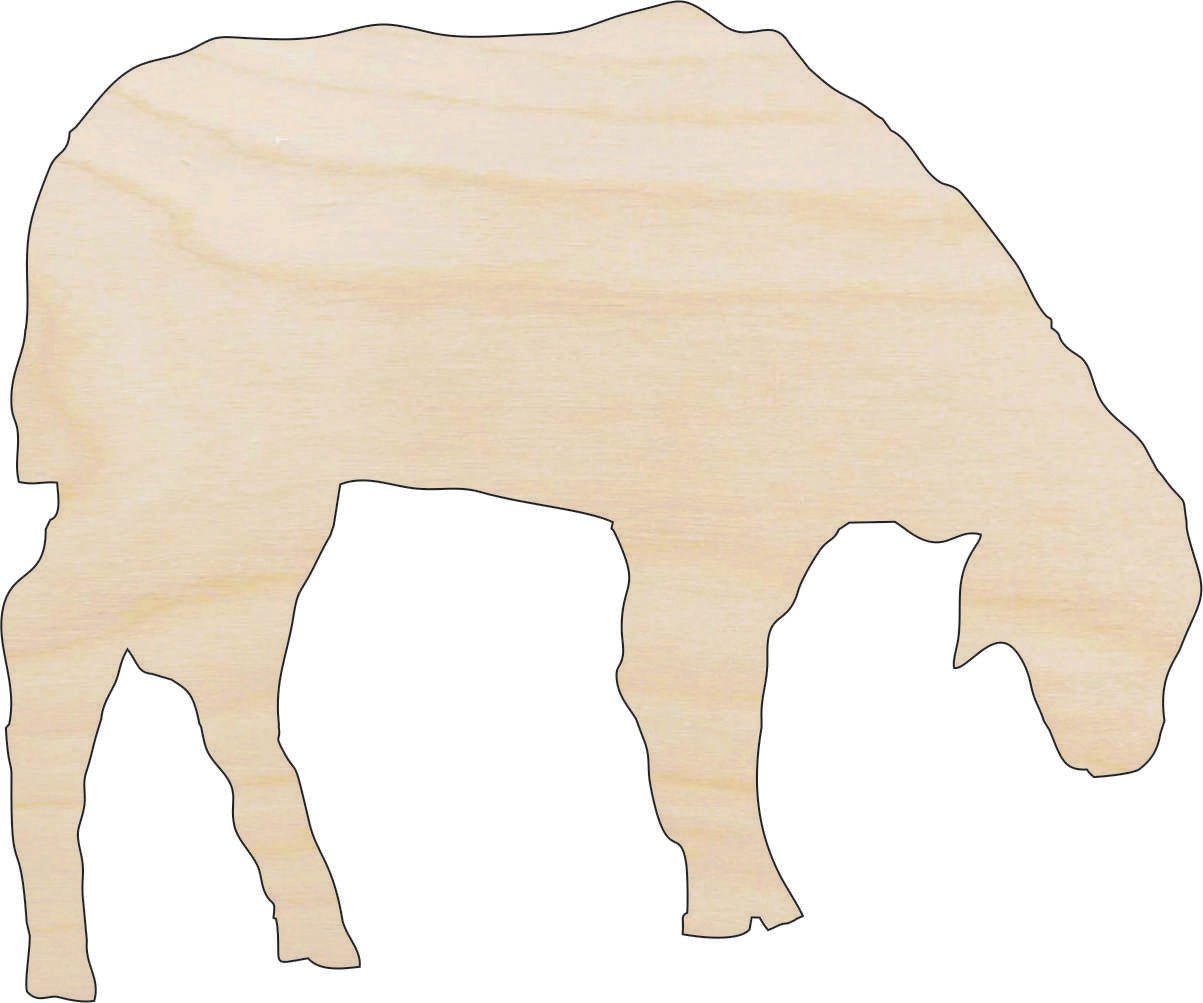 Sheep Wood Craft Shape - Laser Cut Baltic Birch Unfinished DIY Wood Art Supplies SHP36 - The Wood Shape Store