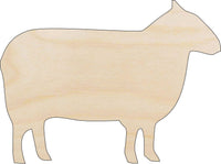 Sheep Wood Craft Shape - Laser Cut Baltic Birch Unfinished DIY Wood Art Supplies SHP6 - The Wood Shape Store