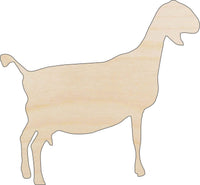 Goat Wood Craft Shape - Laser Cut Baltic Birch Unfinished DIY Wood Art Supplies SHP9 - The Wood Shape Store