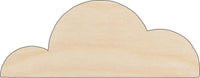 Cloud Wood Craft Shape - Laser Cut Baltic Birch Unfinished DIY Wood Art Supplies SKY16 - The Wood Shape Store