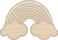 Rainbow Wood Craft Shape - Laser Cut Baltic Birch Unfinished DIY Wood Art Supplies 25 - The Wood Shape Store