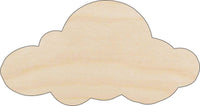 Cloud Wood Craft Shape - Laser Cut Baltic Birch Unfinished DIY Wood Art Supplies SKY26 - The Wood Shape Store
