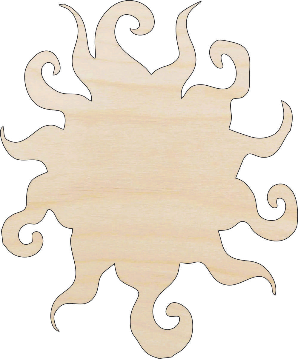 Sun - Laser Cut Out Unfinished Wood Craft Shape SKY53 Sun - Laser Cut Out Unfinished Wood Craft Shape SKY53