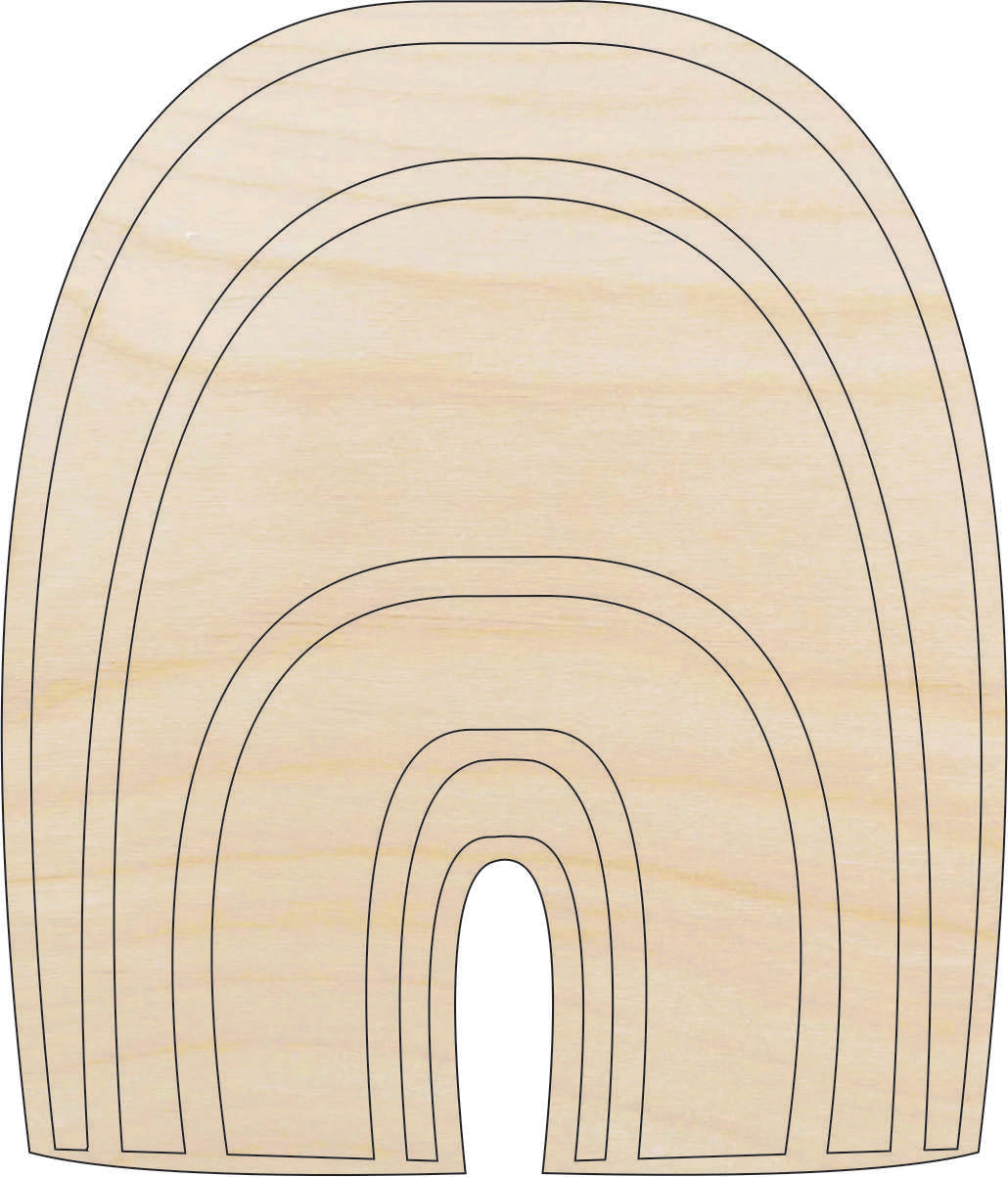 Sky Rainbow - Laser Cut Out Unfinished Wood Craft Shape SKY86 Sky Rainbow - Laser Cut Out Unfinished Wood Craft Shape SKY86
