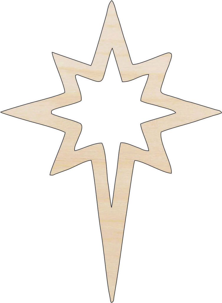 Star - Laser Cut Out Unfinished Wood Craft Shape SKY92