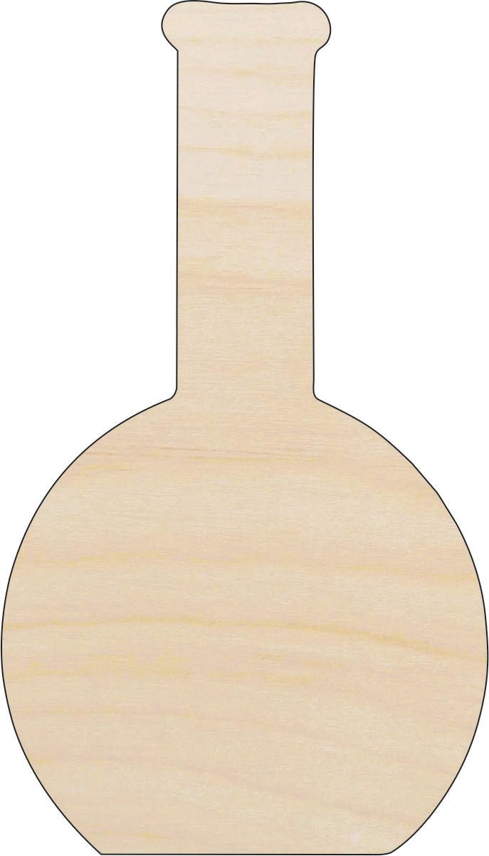 Beaker Wood Craft Shape - Laser Cut Baltic Birch Unfinished DIY Wood Art Supplies SNC4 - The Wood Shape Store