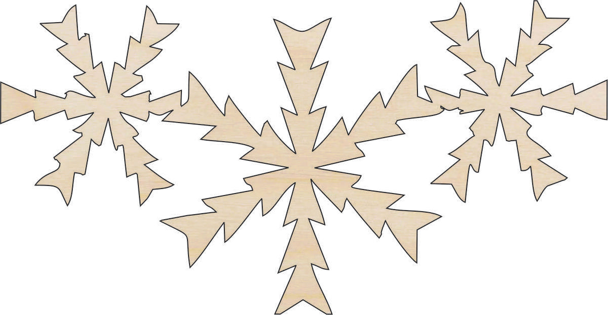 Snowflake - Laser Cut Out Unfinished Wood Craft Shape SNW72 Snowflake - Laser Cut Out Unfinished Wood Craft Shape SNW72