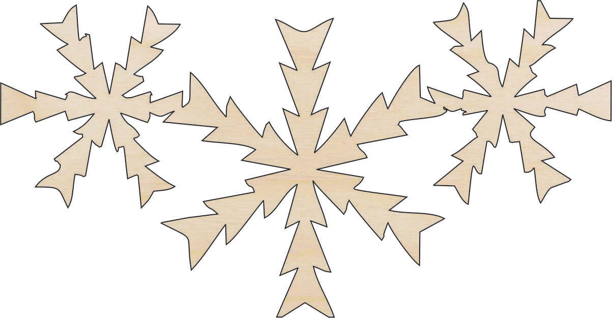 Snowflake - Laser Cut Out Unfinished Wood Craft Shape SNW72 Snowflake - Laser Cut Out Unfinished Wood Craft Shape SNW72