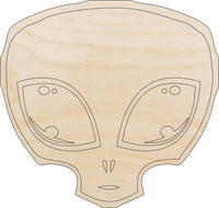 Alien Wood Craft Shape - Laser Cut Baltic Birch Unfinished DIY Wood Art Supplies SPC1 - The Wood Shape Store