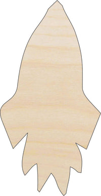 Spaceship Wood Craft Shape - Laser Cut Baltic Birch Unfinished DIY Wood Art Supplies SPC36 - The Wood Shape Store