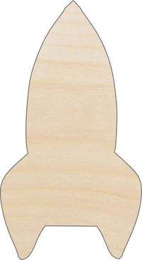 Spaceship Wood Craft Shape - Laser Cut Baltic Birch Unfinished DIY Wood Art Supplies SPC37 - The Wood Shape Store