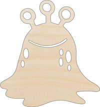 Alien Wood Craft Shape - Laser Cut Baltic Birch Unfinished DIY Wood Art Supplies SPC39 - The Wood Shape Store