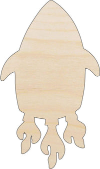 Spaceship Wood Craft Shape - Laser Cut Baltic Birch Unfinished DIY Wood Art Supplies SPC55 - The Wood Shape Store
