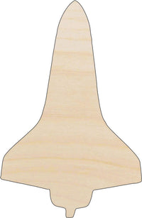 Spaceship Wood Craft Shape - Laser Cut Baltic Birch Unfinished DIY Wood Art Supplies SPC56 - The Wood Shape Store