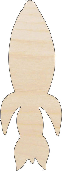 Spaceship Wood Craft Shape - Laser Cut Baltic Birch Unfinished DIY Wood Art Supplies SPC57 - The Wood Shape Store