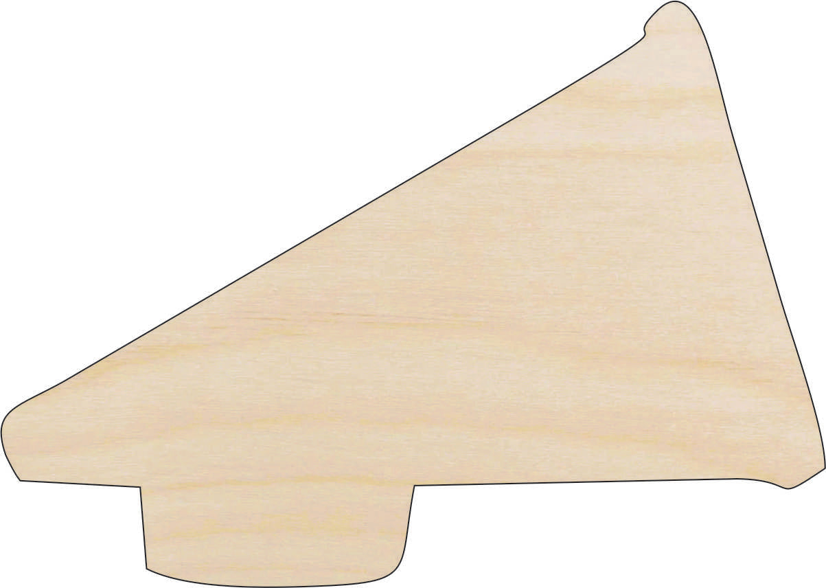 Sport Megaphone - Laser Cut Out Unfinished Wood Craft Shape SPT122 Sport Megaphone - Laser Cut Out Unfinished Wood Craft Shape SPT122