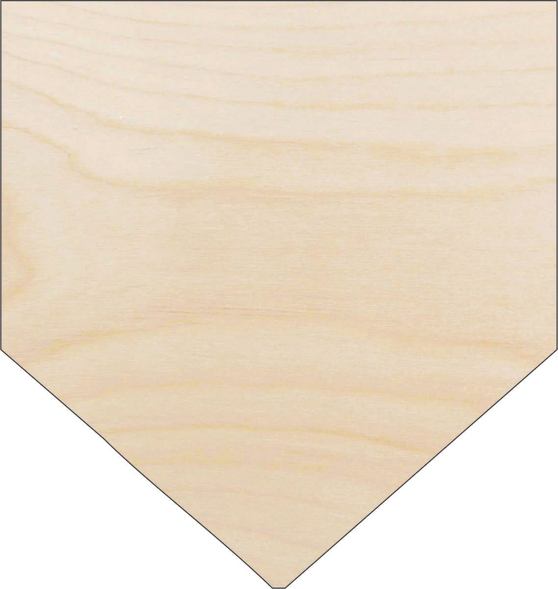 Baseball Wood Craft Shape - Laser Cut Baltic Birch Unfinished DIY Wood Art Supplies SPT160 - The Wood Shape Store