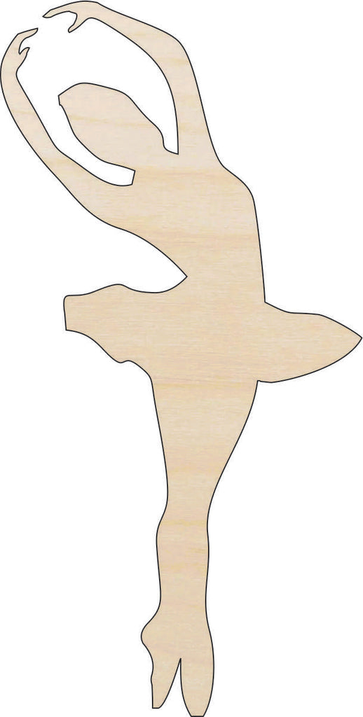 Dance Ballerina - Laser Cut Out Unfinished Wood Craft Shape SPT313